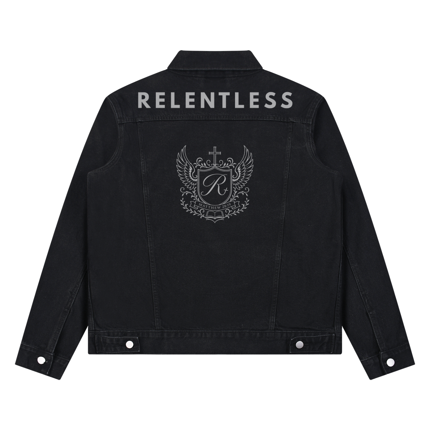 Unisex Vintage Wash Denim Jacket