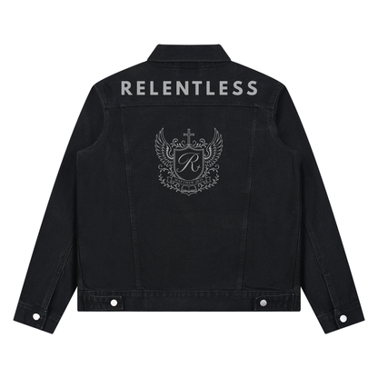 Unisex Vintage Wash Denim Jacket