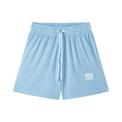 Mesh Drawstring Shorts