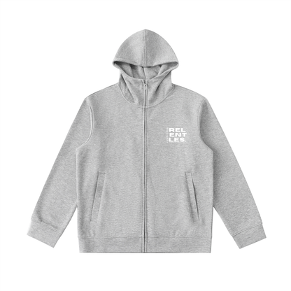 Essential Heavyweight High Neck  Zip-Up Hoodie