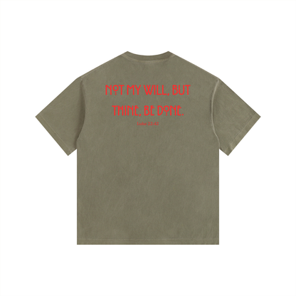 Vintage Washed Oversized Cotton T-Shirt
