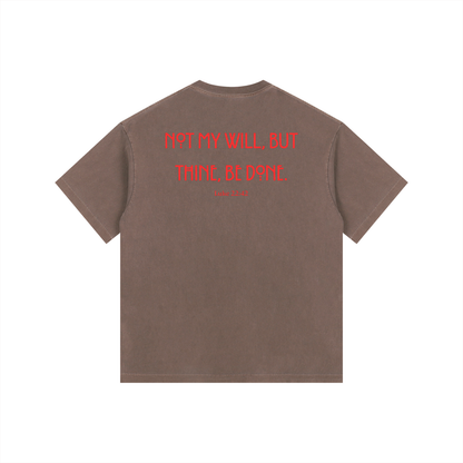 Vintage Washed Oversized Cotton T-Shirt