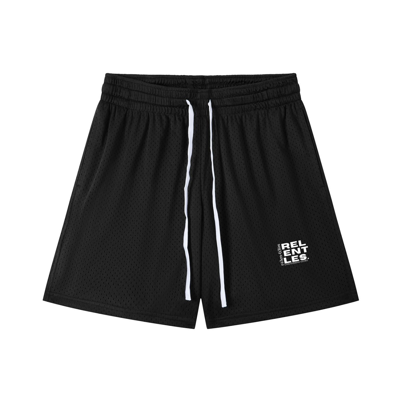 Mesh Drawstring Shorts