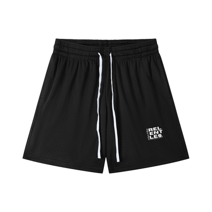Mesh Drawstring Shorts