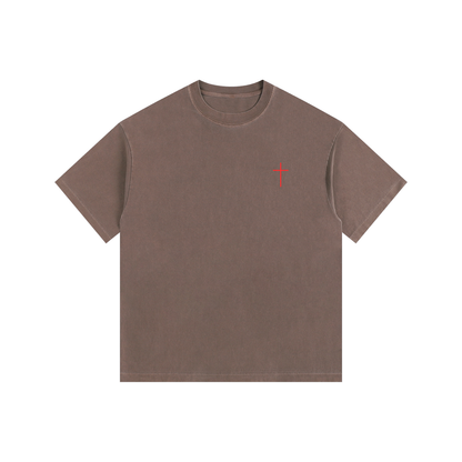 Vintage Washed Oversized Cotton T-Shirt