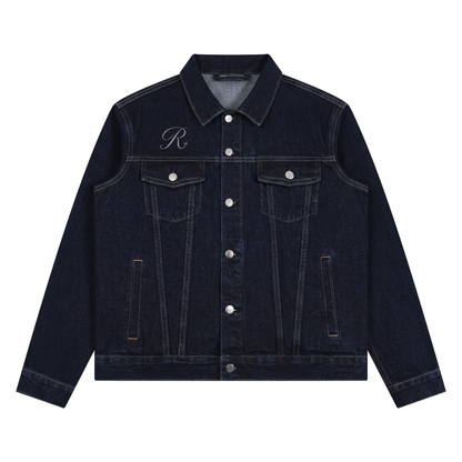 Unisex Vintage Wash Denim Jacket