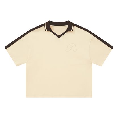 Unisex Color Block Polo Shirt
