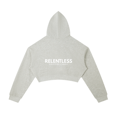 Essential Cropped Zip-Up Hoodie