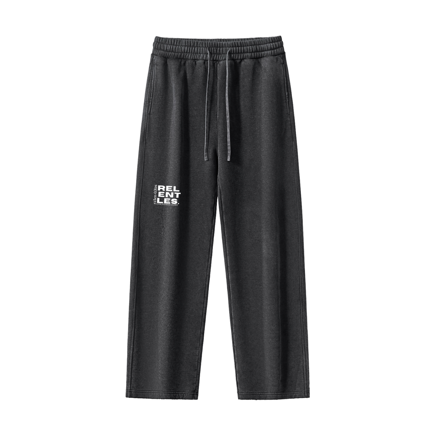 Frayed Enzyme Washed Fleece Sweatpants