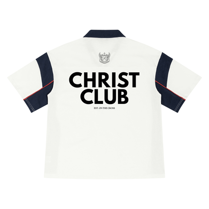 Unisex Boxy Color Block Polo Shirt