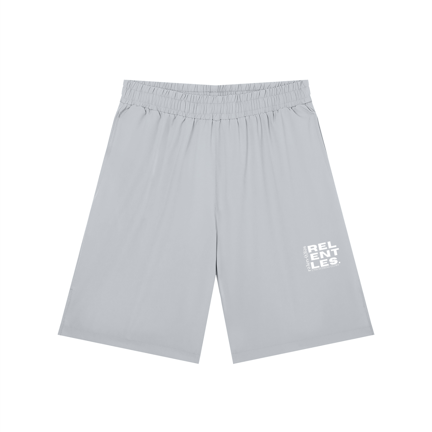 Men’s Solid Elastic Waist Shorts