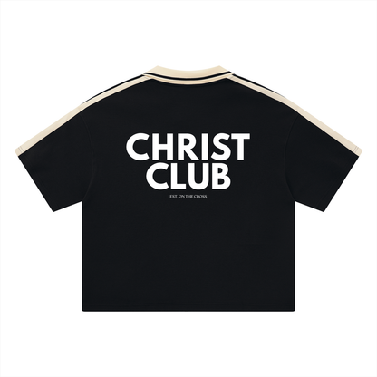 Unisex Color Block Polo Shirt
