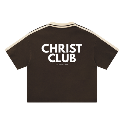 Unisex Color Block Polo Shirt