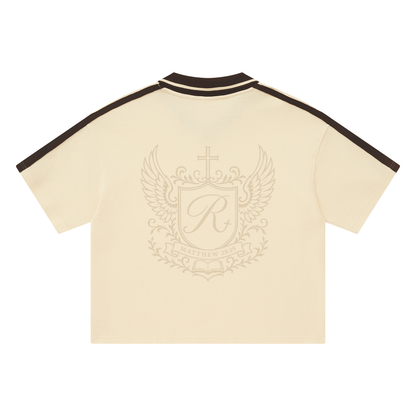 Unisex Color Block Polo Shirt