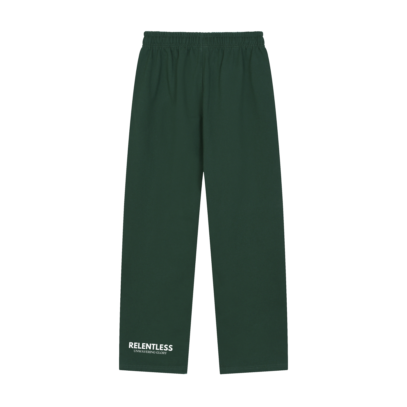 Solid Color Straight-Leg Sweatpants