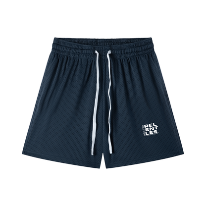 Mesh Drawstring Shorts