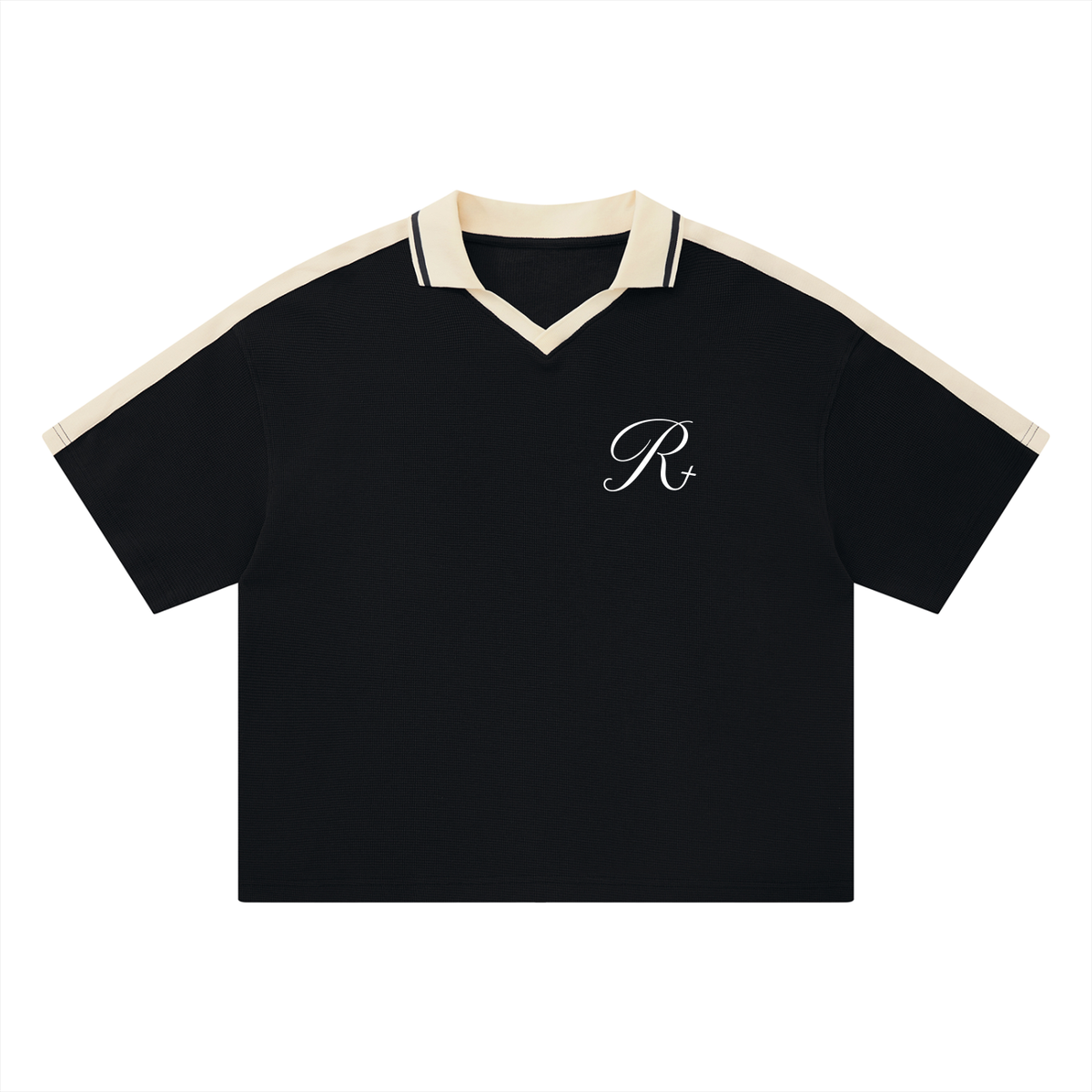 Unisex Color Block Polo Shirt