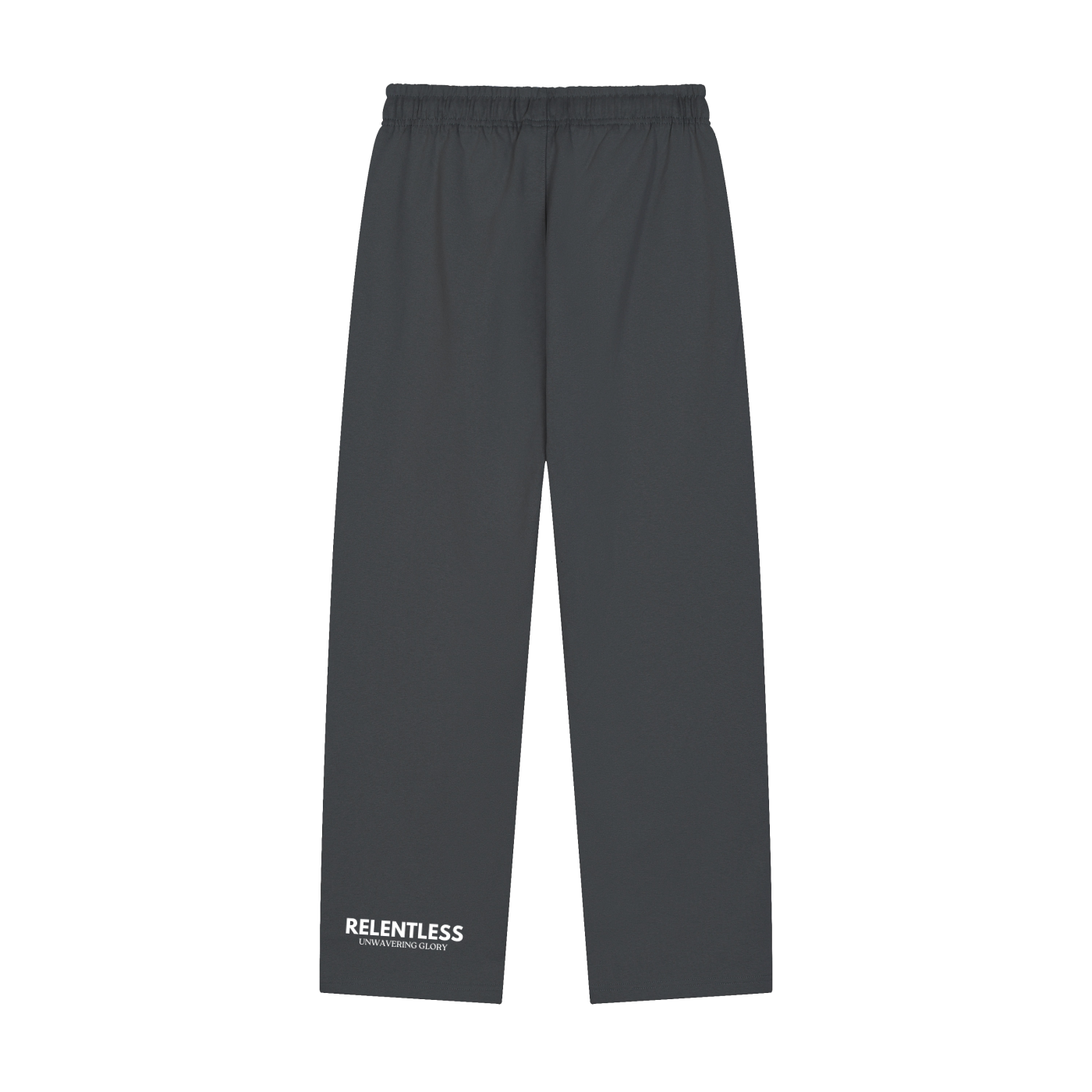 Solid Color Straight-Leg Sweatpants