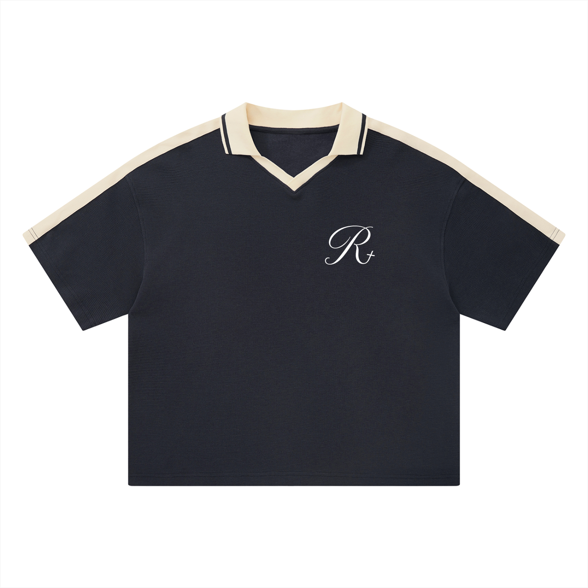 Unisex Color Block Polo Shirt