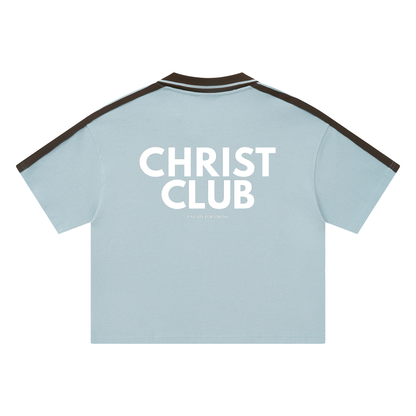 Unisex Color Block Polo Shirt