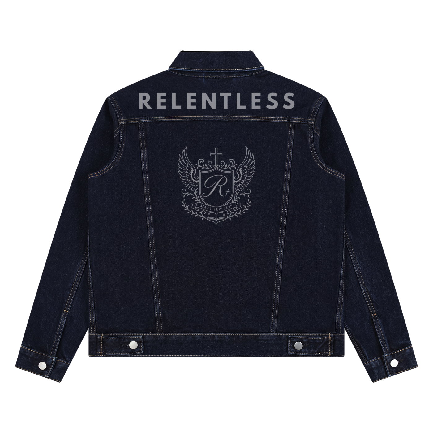 Unisex Vintage Wash Denim Jacket