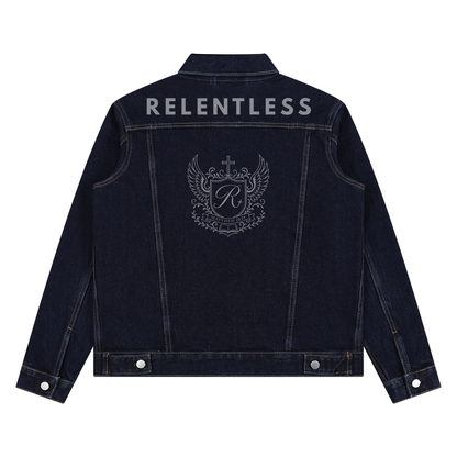 Unisex Vintage Wash Denim Jacket