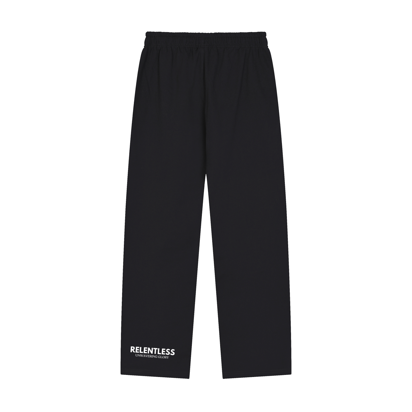 Solid Color Straight-Leg Sweatpants