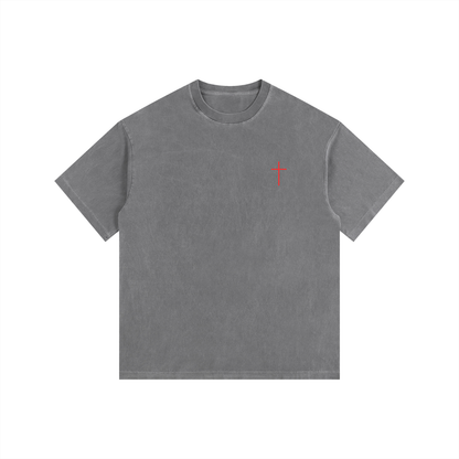 Vintage Washed Oversized Cotton T-Shirt