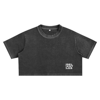 Snow Washed Crop Top