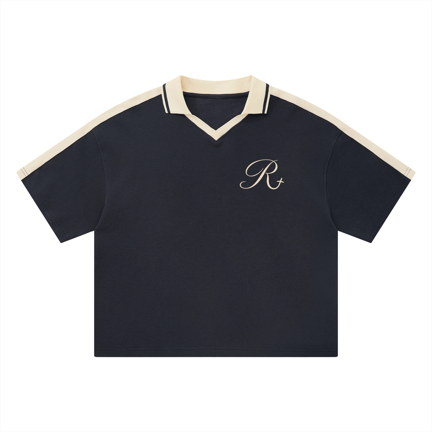 Unisex Color Block Polo Shirt