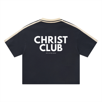 Unisex Color Block Polo Shirt