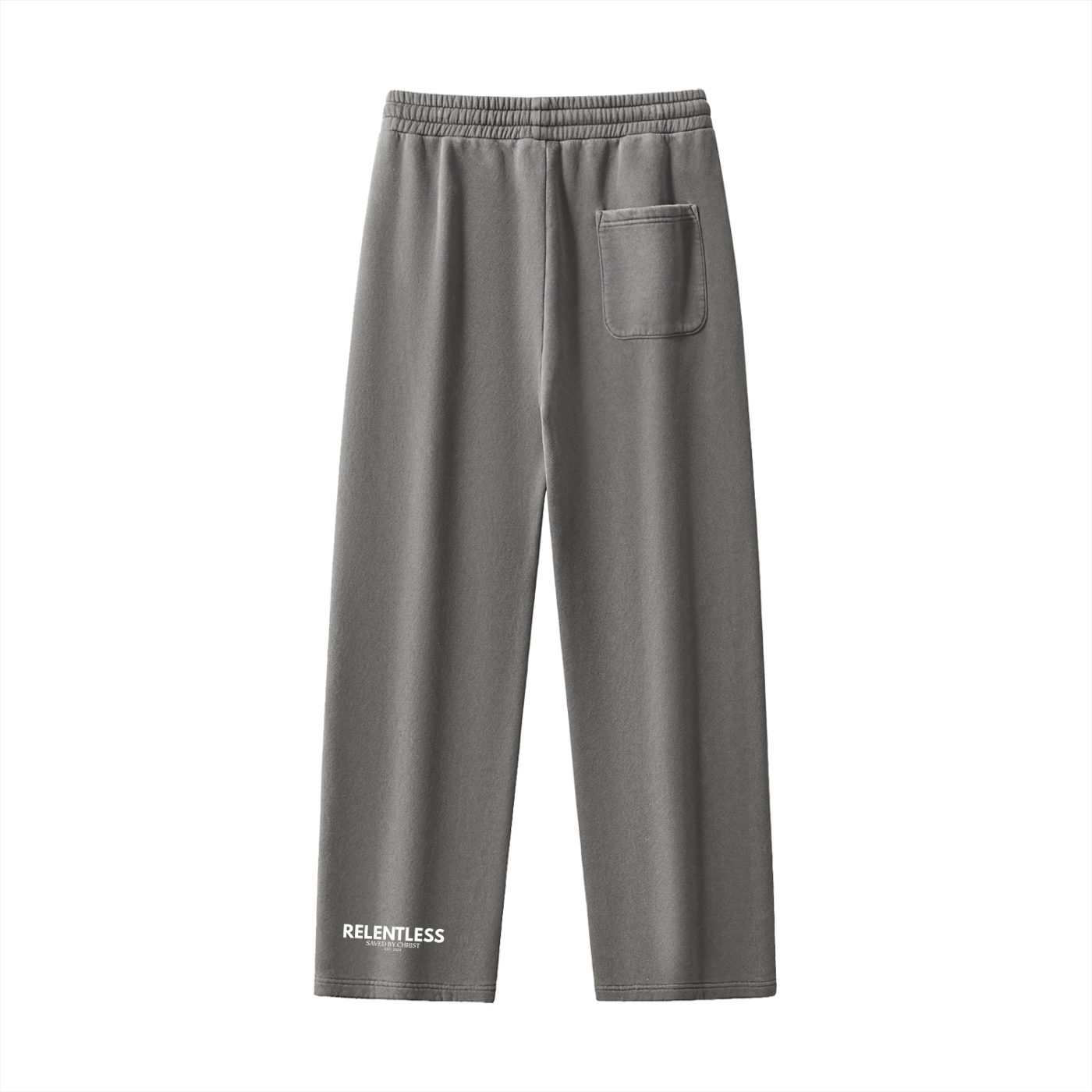 Frayed Enzyme Washed Fleece Sweatpants