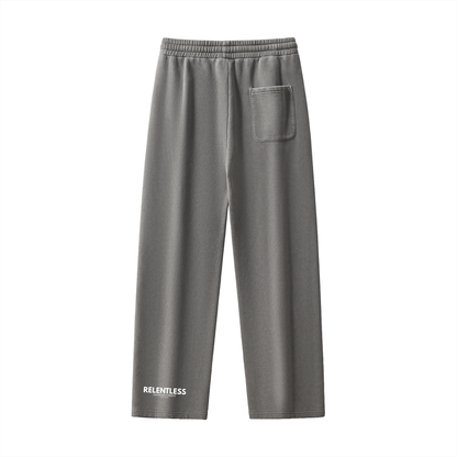 Frayed Enzyme Washed Fleece Sweatpants