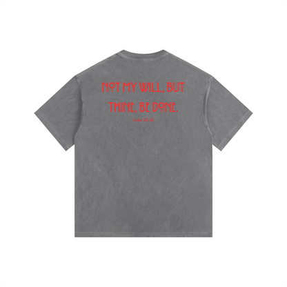 Vintage Washed Oversized Cotton T-Shirt